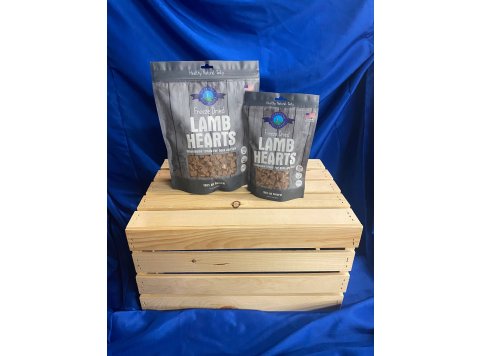 Freeze Dried Lamb Heart Treats 3 oz