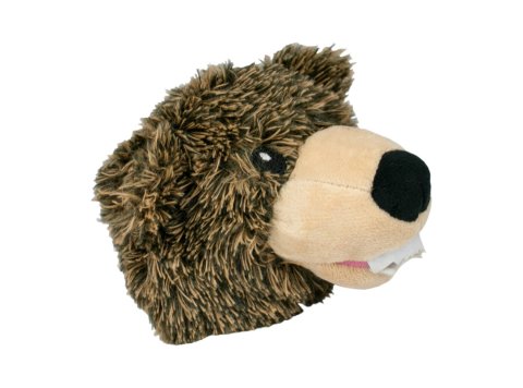 2-in-1 Grizzly Fetch Ball Dog Toy