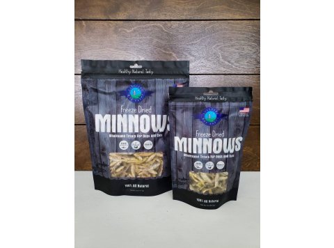 Freeze Dried Minnow Treats 2oz