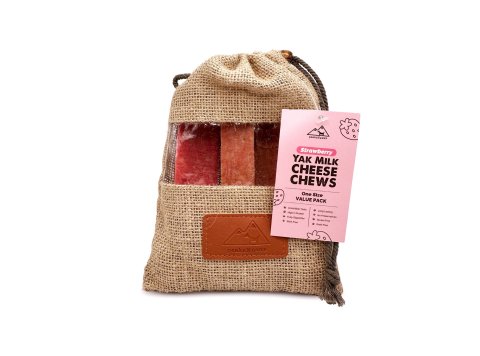 Strawberry Yak Milk Chews - Large Sized 3 Count