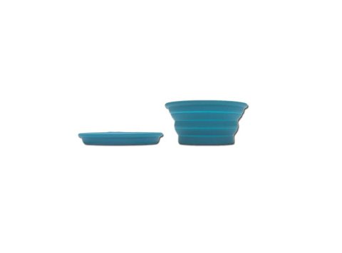 Messy Mutts Silicone Collapsible Bowl Blue