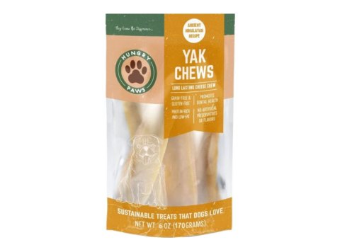 Hungry Paws Long Lasting Dog Chew Treat Yak Cheese 6oz.