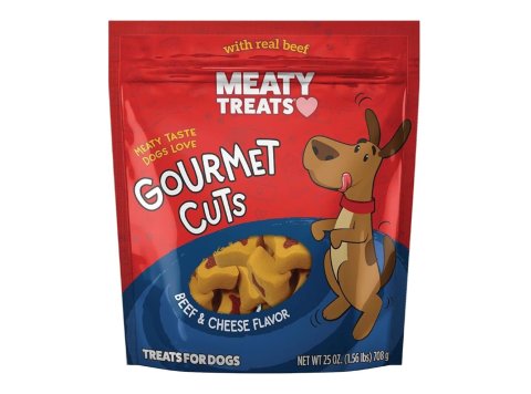 Meaty Treats Gourmet Cuts Beef/Cheese 25oz.