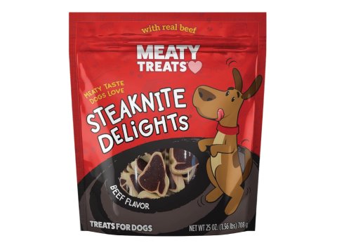 Meaty Treats Steaknite Delights Beef 25oz.