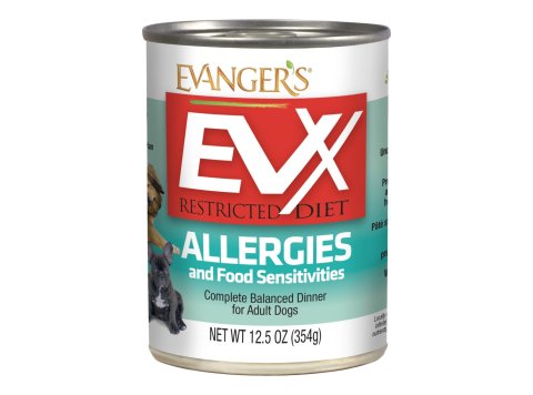 Evanger's EVx Restricted Diet Allergies and Food Sensitivities Wet Dog Food 12.5oz. (Case of 12)