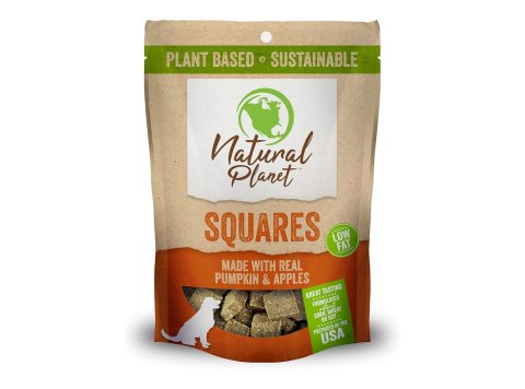 Natural Planet Dog Treat Pumpkin Squares 5oz.
