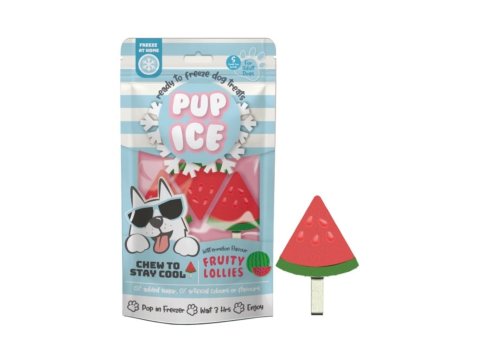 Pup Ice Fruity Lollies Watermelon 3 Pk