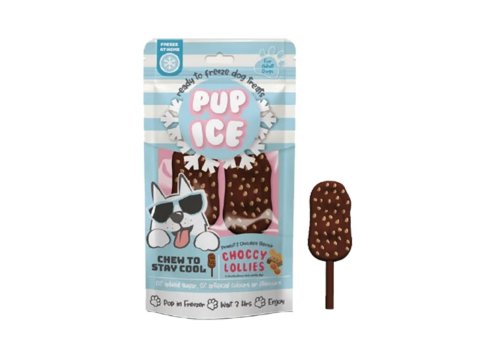 Pup Ice Choccy Lollies Peanut Butter/Chocolate 2 Pk