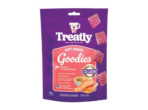 Treatly Soft Baked Goodies Dog Treats Salmon & Chickpeas, 1ea/5oz.