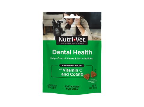 Nutri-Vet Dental Health Soft Chews for Dogs Hickory Smoke 70ct Hickory Smoke 1ea/70 ct