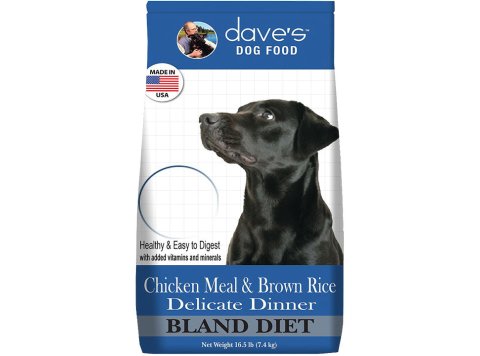 Dave's Cat's Delicate Dinners (Easy To Digest) Chicken Meal; Rice and Oatmeal 16 Lbs