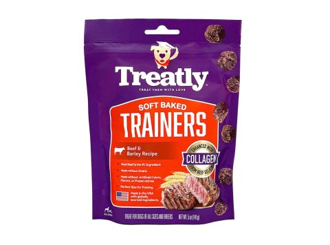 Treatly Soft Baked Trainers Dog Treats Beef & Barley, 1ea/5oz.