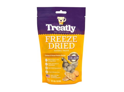 Treatly Freeze Dried Dog Treats Chicken & Sweet Potato, 1ea/3oz.