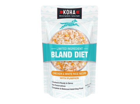 Koha Dog Bland Diet Chicken Rice 12.5oz. (Case of 6)