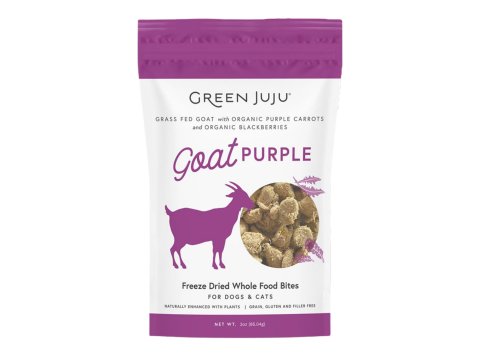 Green Juju Dog Freeze-Dried Goat Purple Topper 3oz.