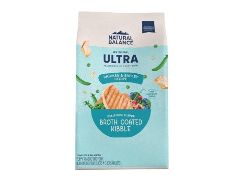 Natural Balance Pet Foods Ultra Broth Coated Dry Dog Food Chicken & Barley, 1ea/24 lb