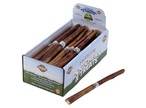 Lennox Natural Bully Stick 6" Odorfree Display Box (Case of 90)