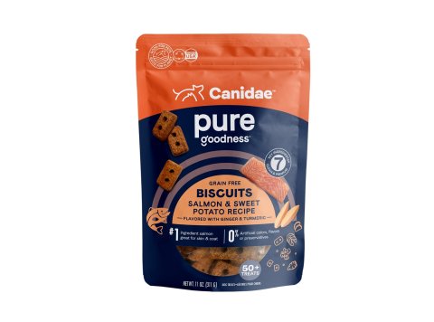 Pure Goodness Grain Free Dog Biscuits Salmon/Sweet Potato 11oz.