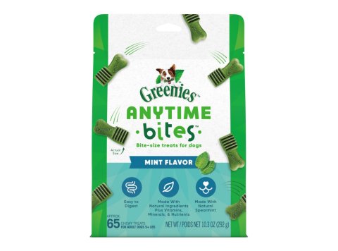 Greenies Anytime Bites Bite-Size Dog Dental Treats Mint 1ea/10.3 oz