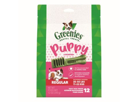 Greenies Puppy 6+ Months Dog Dental Treats Regular, 1ea/12oz.