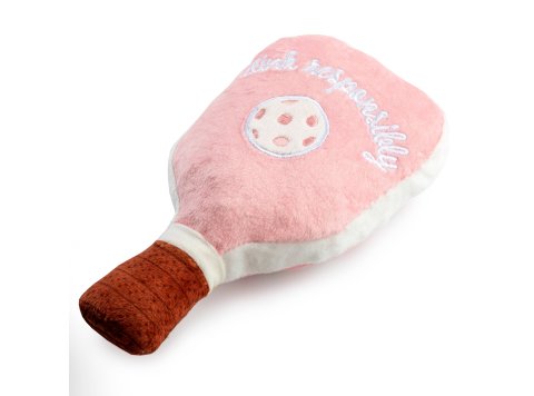 Pink Checker Pickleball Paddle by Haute Diggity Dog