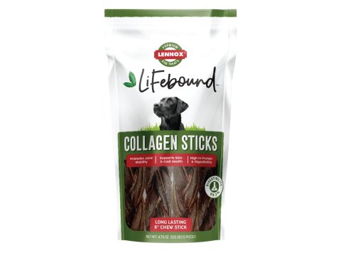 Lennox Lifebound Dog 6" 4.70oz. Collagen Sticks 5 Count
