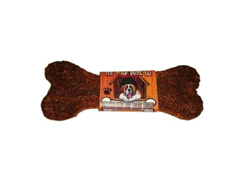 The Wild Bone Co. Jerky Style Dog Treats Display Venison 1oz.-24 Pc