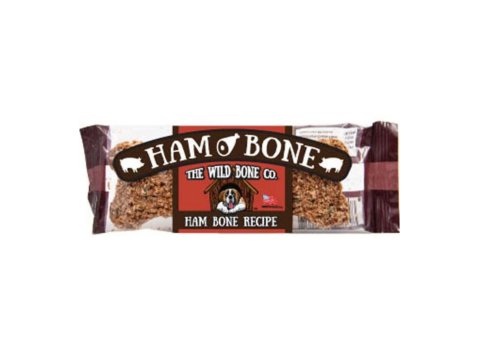 The Wild Bone Co. Jerky Style Dog Treats Display Ham 1oz.-24 Pc
