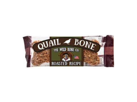 The Wild Bone Co. Jerky Style Dog Treats Display Quail 1oz.-24 Pc