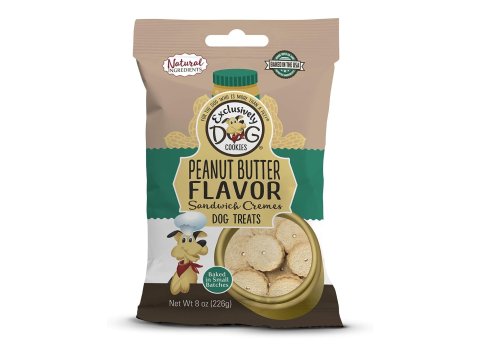 Exclusively Pet Sandwich Cremes Peanut Butter 8oz.