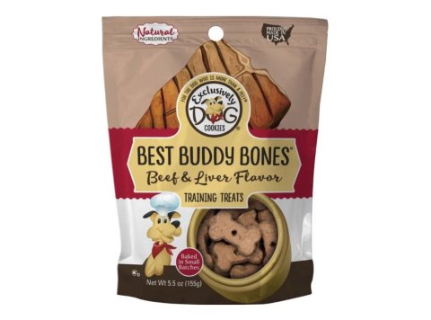 Exclusively Pet Best Buddy Bones Beef Liver 5.5oz.
