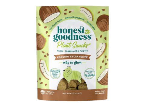 Honest To Goodness Way To Glow Skin & Coat Treats Coconut/Flax 8oz.