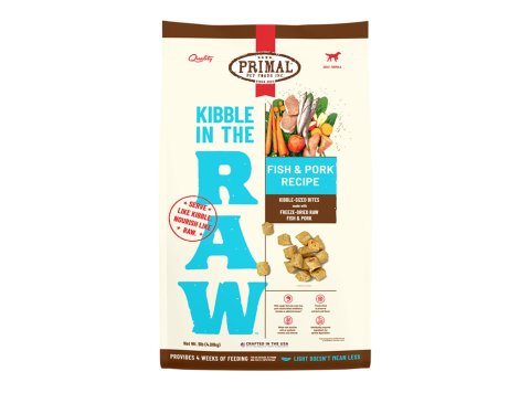 Primal Dog Freeze-Dried Kibble In The Raw Fish 9Lb