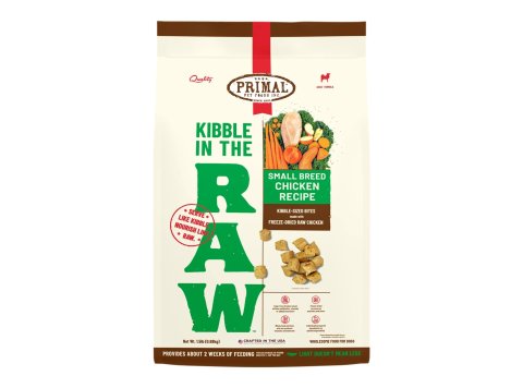 Primal Dog Freeze-Dried Kibble In The Raw Small Breed 1.5Lb