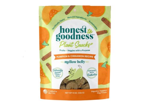 Honest To Goodness Mellow Belly Digestive Treats Pumpkin/Cinnamon 8oz.