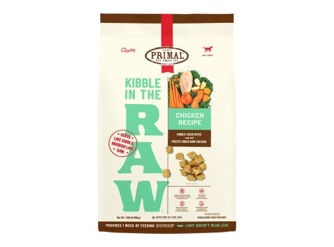 Primal Dog Freeze-Dried Kibble In The Raw Chicken 1.5Lb