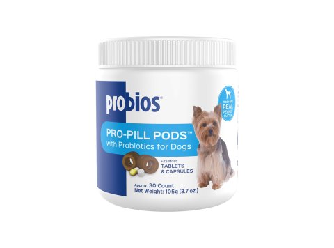 Probios Pro-Pill Pods with Probiotics for Small Dogs Peanut Butter 30 count