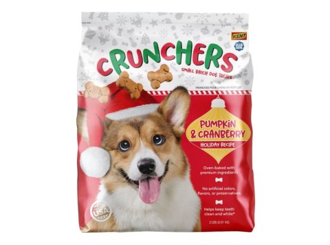 Crunchers Holiday Recipe Dog Biscuit Pumpkin/Cranberry 2Lbs.
