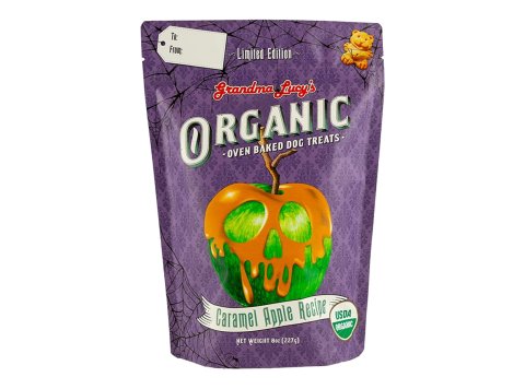 Grandma Lucy's Dog Organic Treat Caramel Apple 8oz.