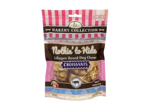 Fieldcrest Farms Nothin' To Hide Bakery Collection Dog Treat Croissant, Beef, 1ea/3 in, 3 pk