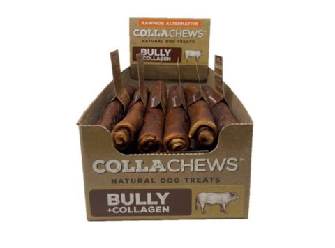 Collachews Collagen Roll PDQ Display Bully 9in. 20 Count