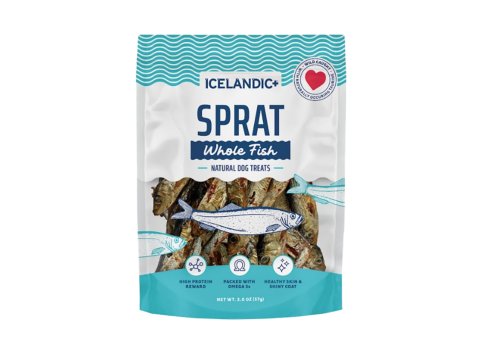 Icelandic Dog Sprats Whole Fish 2oz.