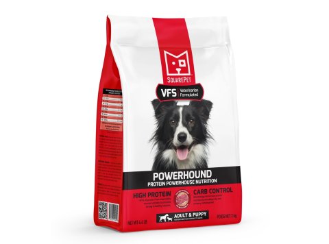 Square Pet VFS Powerhound Dog 4.4Lb Red Meat