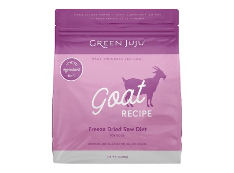 Green Juju Dog Freeze-Dried Raw Goat 14oz.