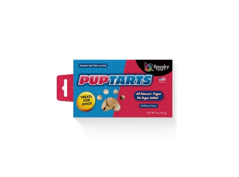 Spunkypup Puptarts Crunchy Biscuits For Dogs Peanut Butter 5oz.