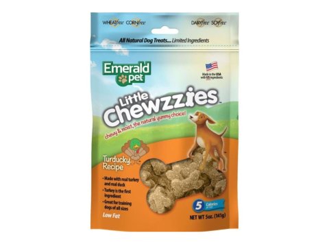 Emerald Pet Little Chewzzies Dog Treats Turducky 5oz.