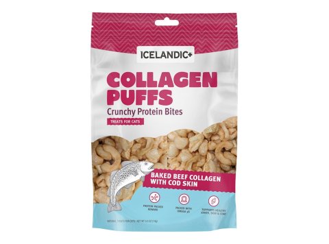 Icelandic Cat Beef Collagen Puffs With Fish 0.5oz.