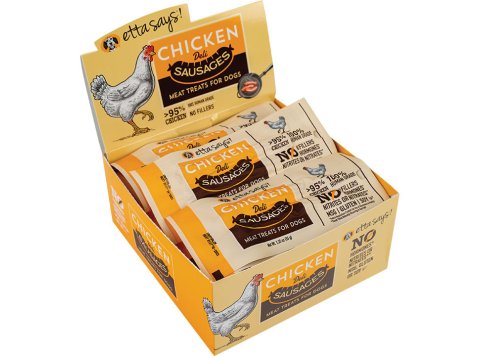 Etta Says! Sausage Link Dog Treats Chicken 12ea/1.25 oz