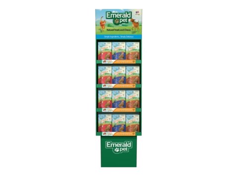 Emerald Pet Pumpkin Harvest Chewy Dog Treats Display Assorted 48 Pc