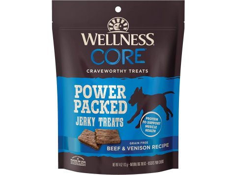 Wellness Core Power Packed Dog 4oz. Venison Jerky